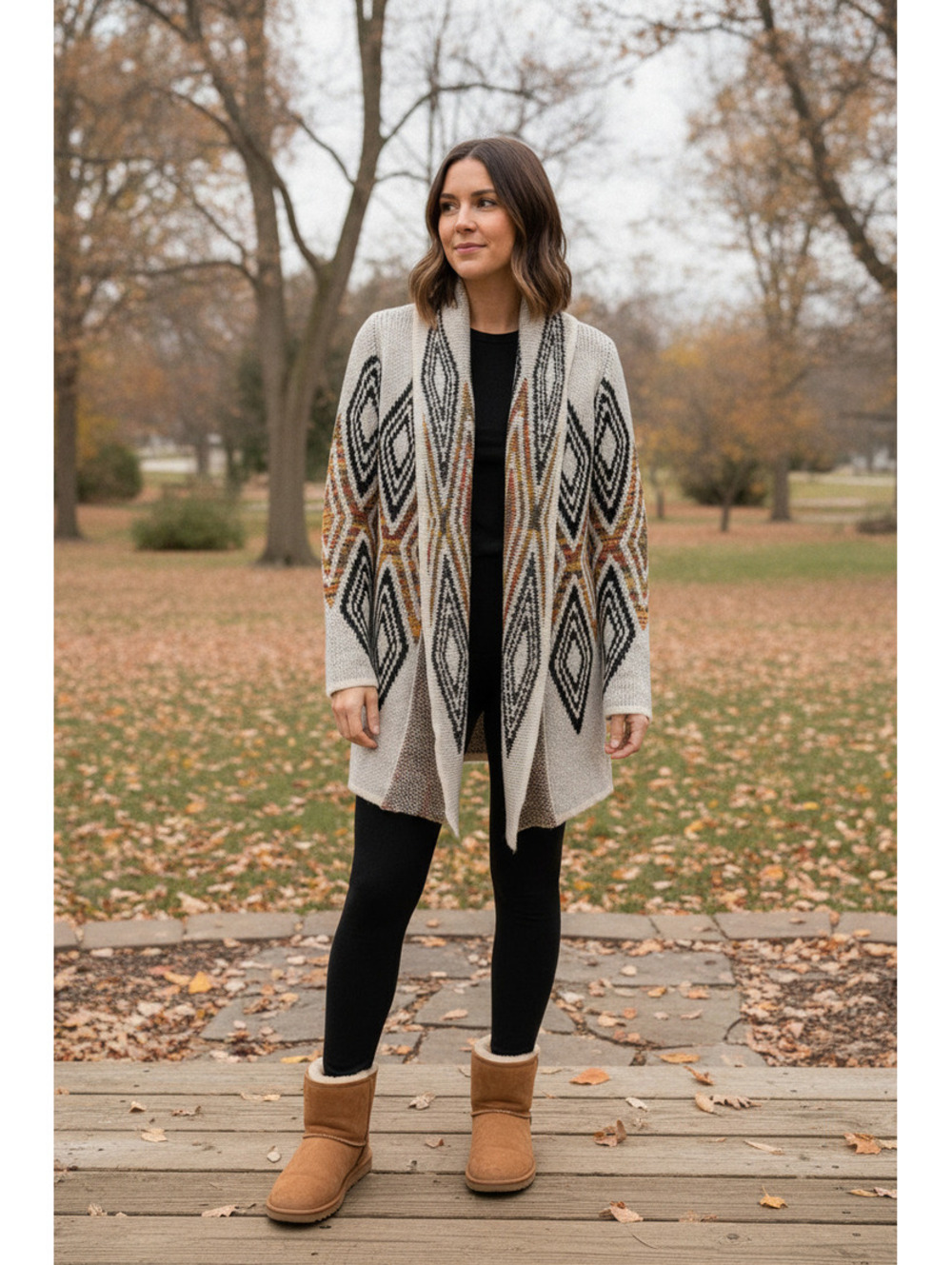 Woven Heart Women's Small Open Front Cardigan Sweater, 54% Cotton 46% Acrylic, O